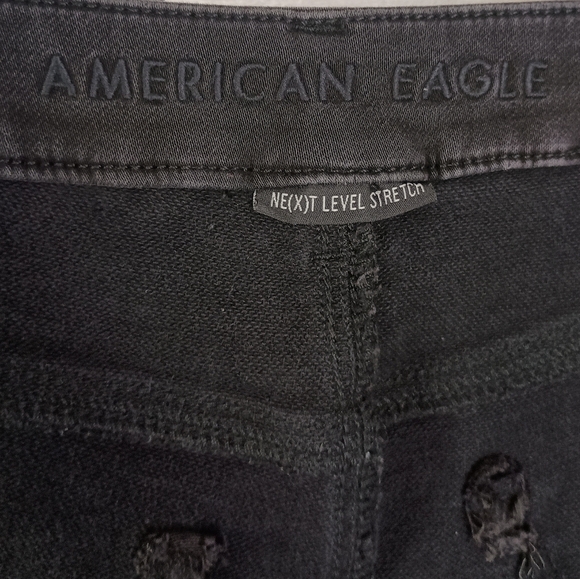 American Eagle Curvy nSuper High-Rise Jegging in Black Wash - Picture 5 of 8